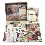 Kit De Scrapbooking Estético Vintage, 155 Piezas De Ki...