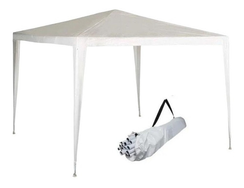 Barraca Feira Gazebo 3x3m Toldo Praia Branca Tenda Rafia