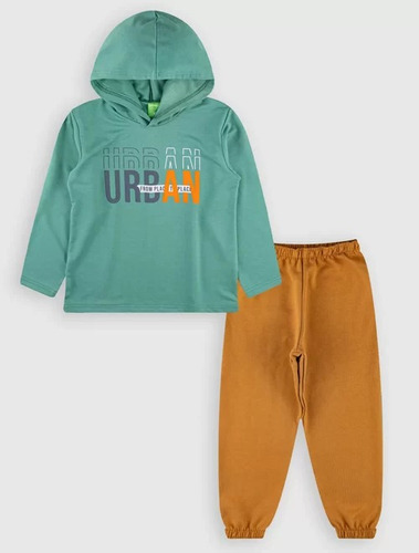 Calça Inverno Blusa Capuz 6 - 14 Conjunto Infantil Juvenil.