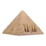 Caja De Pirámide De Piedra De Arenisca Egipcia, Decora...
