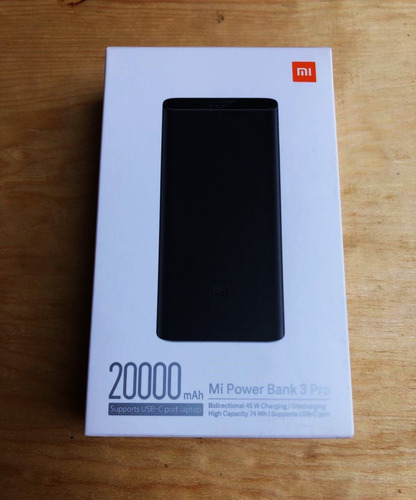 Power Bank Xiaomi 20000mah Mi Power Bank 3 Pro Batería Exter