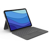 Funda Logitech Con Teclado Compatible iPad Pro 11'' Gris