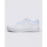 Tenis Vans Niños Unisex Seldan Color White Diseño De La Tela Liso Talla 20