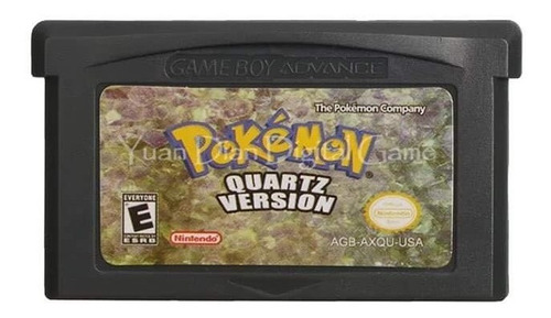 Juego Pokémon Version Quartz Compatible Con Gba 