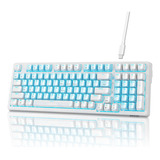 Baoced Teclado Mecanico Para Juegos, Tamano Completo, 98 Tec