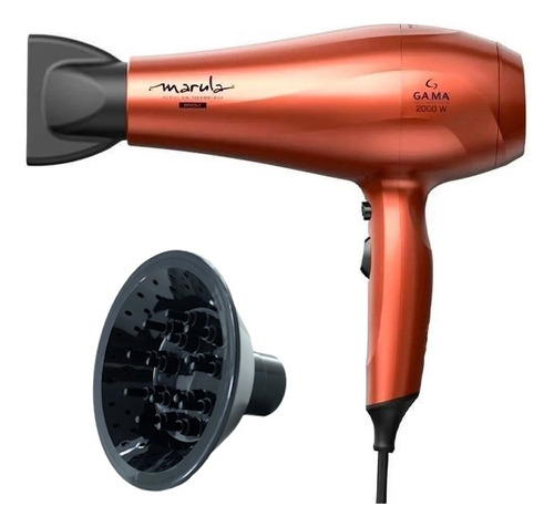 Secador De Cabelo Gama 2000w Ion Profissional Salao Difusor