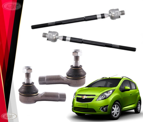 Kit Brazo Axial + Terminal Dir Chevrolet Spark Gt 2010-2019