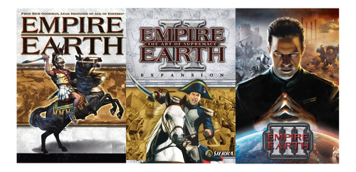 Empire Earth 1 2 Y 3 Español + Regalos Pc Digital