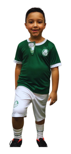 Conjunto Infantil Do Palmeiras Kit Artilheiro Verde