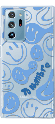 Funda Para Galaxy Para Mujer Caritas Felices Con Tu Nombre