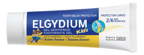 Pasta Dental Infantil Elgydium Kids Banana En Crema 50 Ml