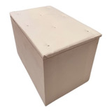 Puff Baú Banqueta Quadrado Cubo Decorativo Promoção Top,