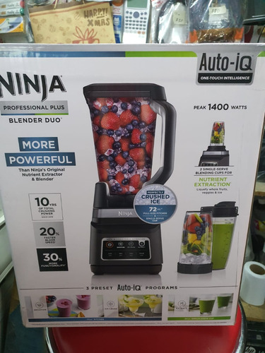 Licuadora Ninja Professional Plus Duo Con Auto-iq 2.1 L 120v