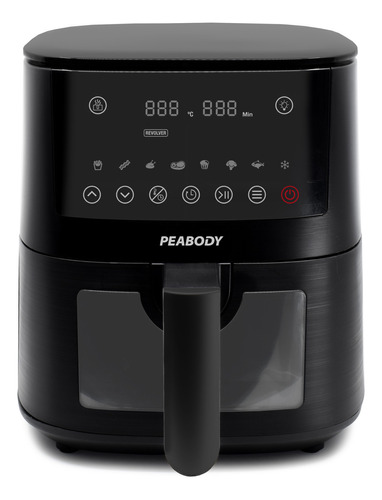 Freidora Sin Aceite Peabody Pe-afd420n 4 Lts 1400w Negro