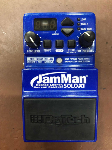 Digitech Jamman Solo Xt Stereo Looper Usado