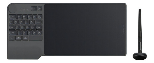 Tableta Grafica Inspiroy Keydial Kd200 Color Negro