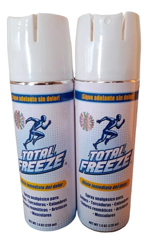 Total Freeze Spray AnaLGésico De Efecto Rapido 2 X 1