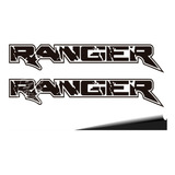 Calco Ford Ranger Tipografía Raptor 1,18mts Largo Juego