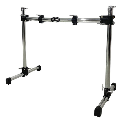 Rack Para Bateria Percussão Tubo Curvo Frontal 90 Cm Adah