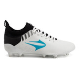 Botines De Fútbol Topper Stingray Ii Mach 5 Color Blanco Con Suela Fg Apto Césped Natural Hombre 44 Ar