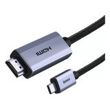 Cable Usb-c / Hdmi 4k 60 Hz - Baseus Full Calidad Caba