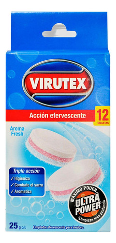 Pastilla Inodoro Wc X12 Fresh Taza Virutex