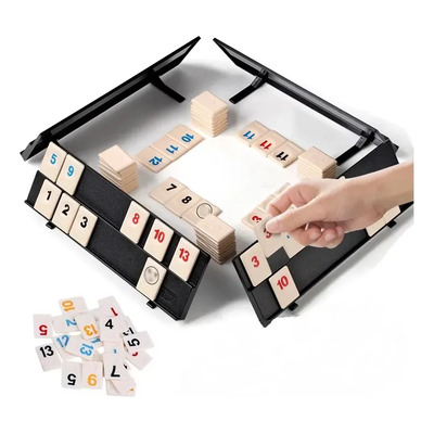 Juego Rummy Cube Con 4 Estantes, Juego De 106 Piezas | Envío gratis
