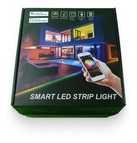 Luces Led De 10 Metros Con App Para Celular Mas Control