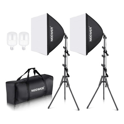 Kit De Iluminación Softbox Neewer De 700 W Con 2 Softboxes Y