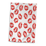 3d Rose Flirty Hot Lips Pattern Rojo L Piz Labial Beso Marca