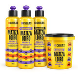 Kit Matizador Para Cabelos Loiros Matiza Chikas Oficial