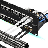 Patch Panel Con 47 Puertos Ethernet Cat7 Cat6 10g Rapink 