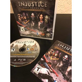 Juego Playstation 3 Injustice Gods Among Us Disco Físico