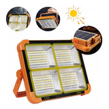 Lanterna Solar Led Prova Dágua Camping Recarregável Tática 