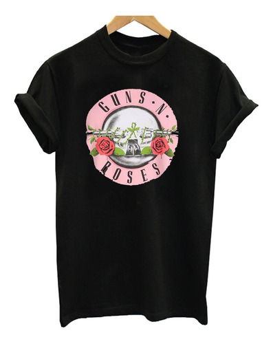 Playera Camiseta Logo Clasico Banda Rock Guns N' Roses 