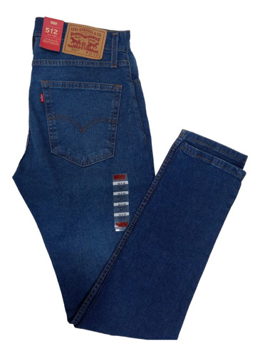 Pantalón Jean Levis Hombre 512 Slim Taper Rigido Original!