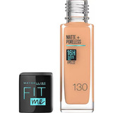 Base Líquida Maybelline Fit Me Matte +poreless Tono 130 30ml