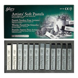 Gallery Soft Pastel  S Cardboard Box Set Of 12 - Greys