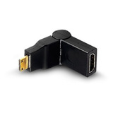 Adaptador Hdmi Hembra A Micro Hdmi Macho 90 Grados 