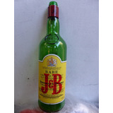 Antigua Botella De Vidrio De Whisky Jb De 1 Litro - Sin Tapa