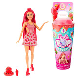 Muñeca Barbie Pop Reveal Fruit Series Sandía Crush, 8 Sorpre