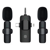 Micrófonos Lavalier Inalámbricos Duales Para Minimicrófonos 