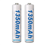 Baterias Recargables Pilas Beston Aaa 1350mah El Par 2u.