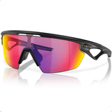 Gafas De Ciclismo Oakley Sphaera, Color Negro Mate, Marco Prizm Road, Lente Negra Mate