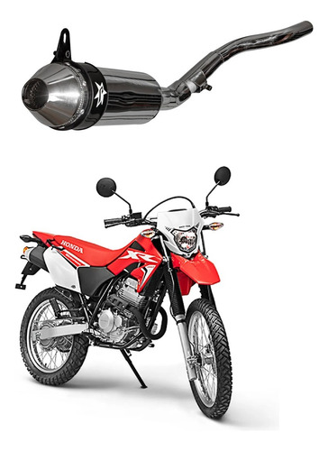 Escape Paolucci Xr 250 Tornado Por Arriba Cromado Ruta3motos