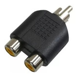 Adaptador 2 Jack Rca Hembra A Plug Rca Macho 