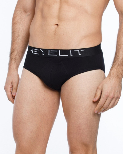 Slip Eyelit Algodón Lycra Con Elástico Calzoncillo Art. 329