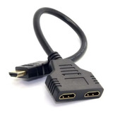 Adaptador Splitter Hdmi Hdtv 1x2