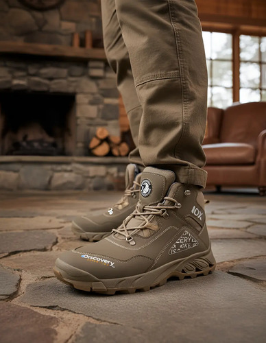 Botas Botín Senderismo O Caminata Hombre Discovery 2521 Cafe | Meses sin interés