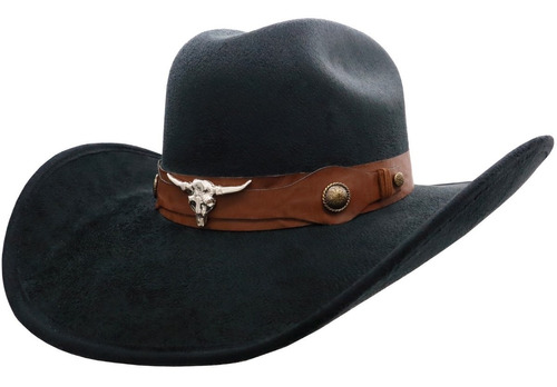 Sombrero Vaquero Chihuahua Gamuza Texana Unisex Taurino 